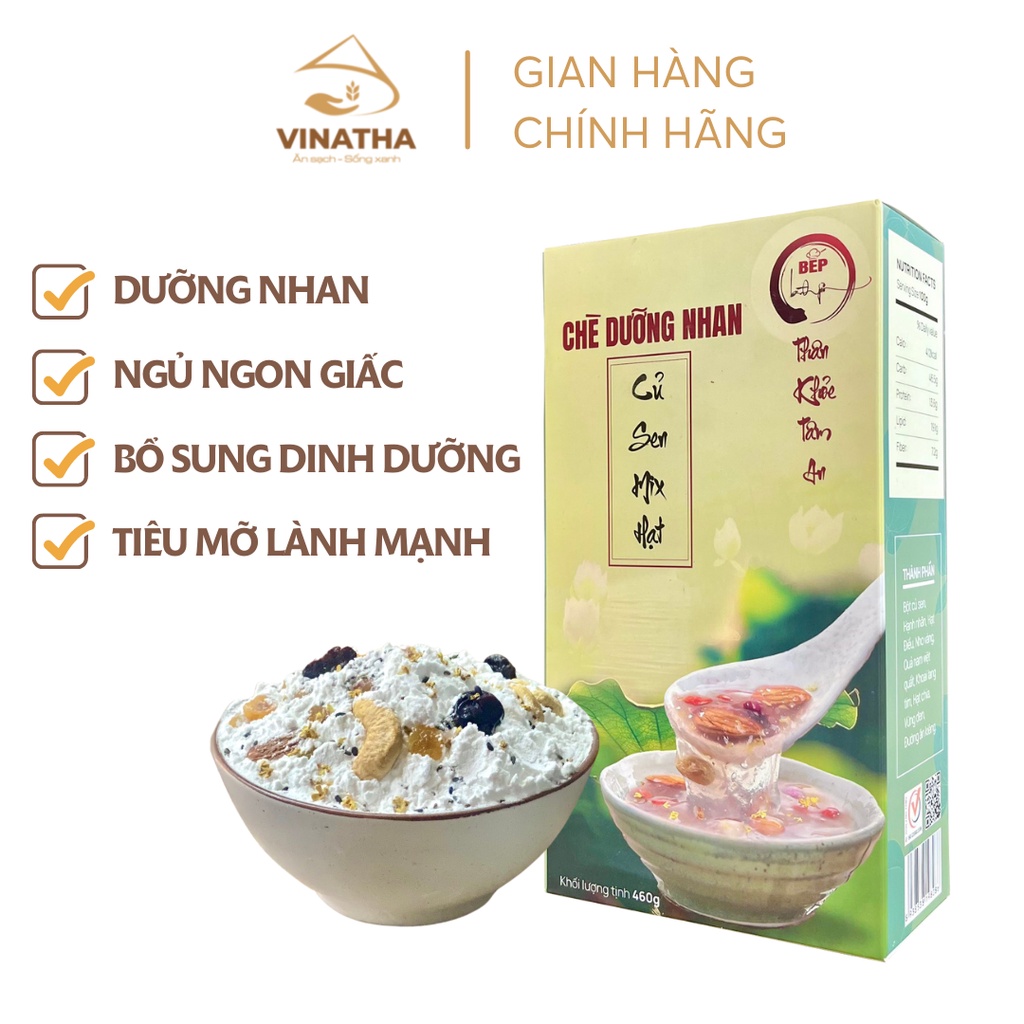 Chè Dưỡng Nhan Bếp Bình Yên Vinatha 460gram