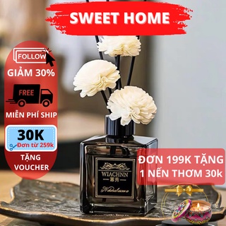 Tinh Dầu Thơm Thiên Nhiên WIACHNN 50ml Bản Sang Trọng Để Phòng Que Gỗ Tự