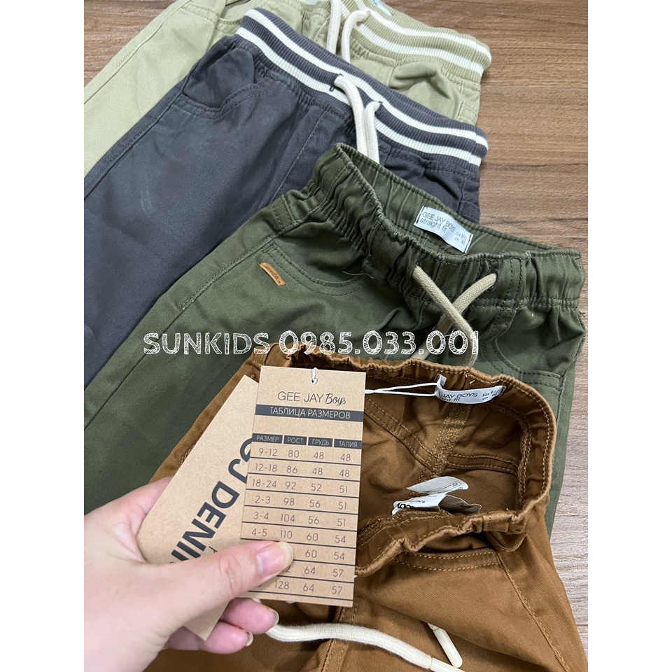 Quần kaki xuất dư cạp chun