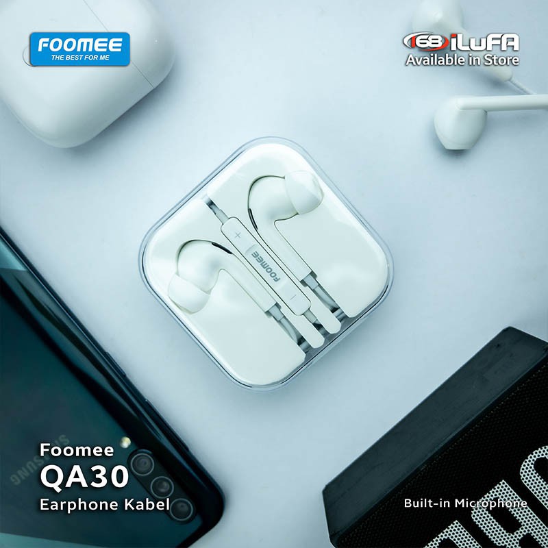Tai Nghe Nhét Tai Foomee Qa30 Jack 3.5mm Có Micro Tiện Dụng | BigBuy360 - bigbuy360.vn