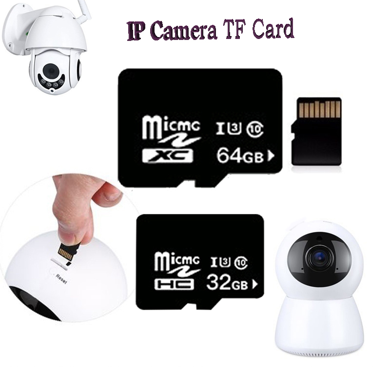 Camera Ip Wifi Tf Card Class 10-u3 Tốc Độ Cao 32gb / 64gb