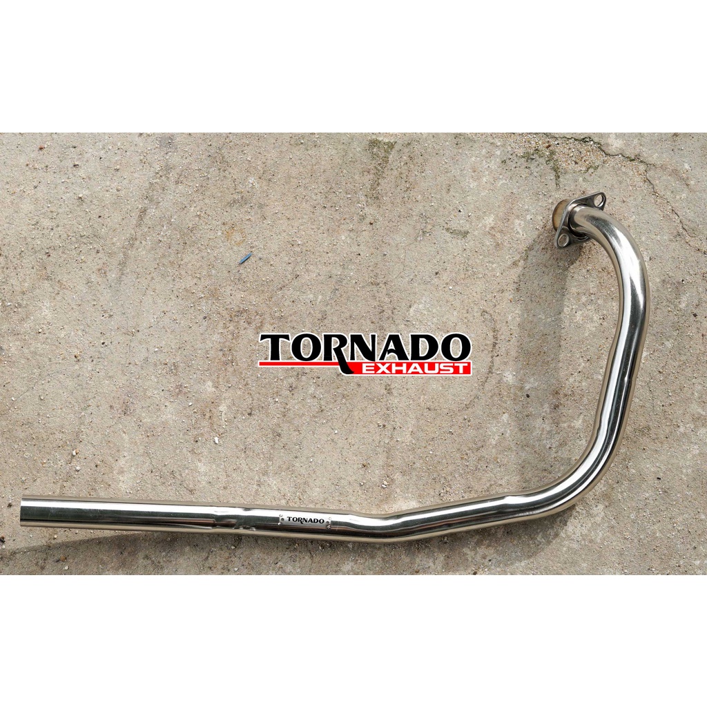 Cổ pô Suzuki GD110 inox304 TORNADO