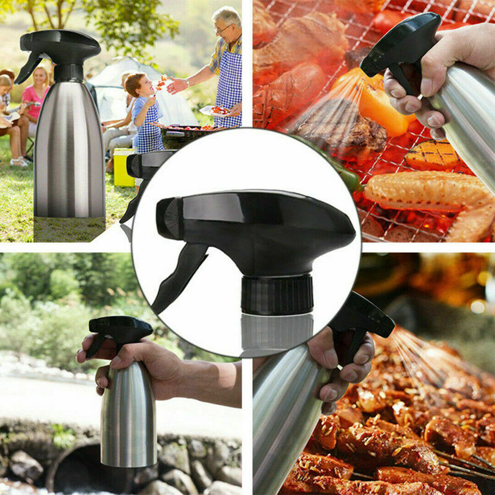 Bình Xịt Dầu Nấu Ăn Bằng Thép Không Gỉ Dung Tích 500ml