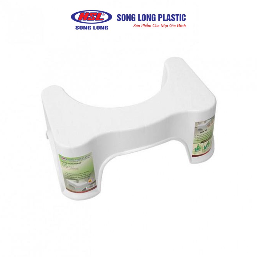 Ghế kê chân toilet, bồn cầu khi đi vệ sinh chống táo bón Song Long Plastic - 2798