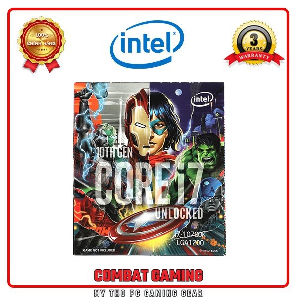 CPU Intel Core i7 10700K Avengers Edition Box Chính Hãng | BigBuy360 - bigbuy360.vn