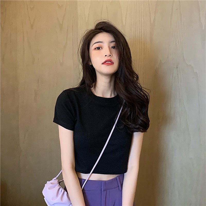 Áo Thun Crottop Vải Cotton !00%