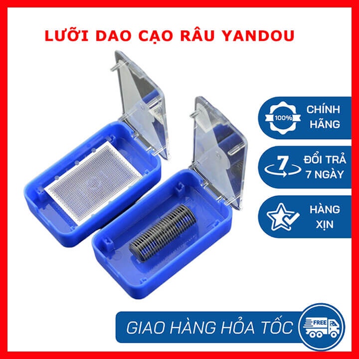 Bộ lưỡi dao thay thế máy cạo râu Yandou đầy đủ màn và lưỡi cho máy 301U và 316U