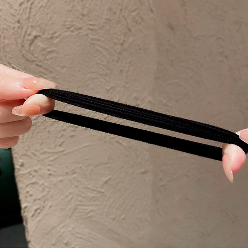 Set 10 Dây Buộc Tóc Ruy Băng Co Giãn Thời Trang Hàn Quốc Cho Nữ