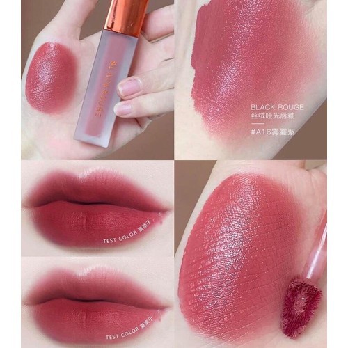 Son Black Rouge Air Fit Velvet Tint Ver 3 Màu A16 Dried Cherry