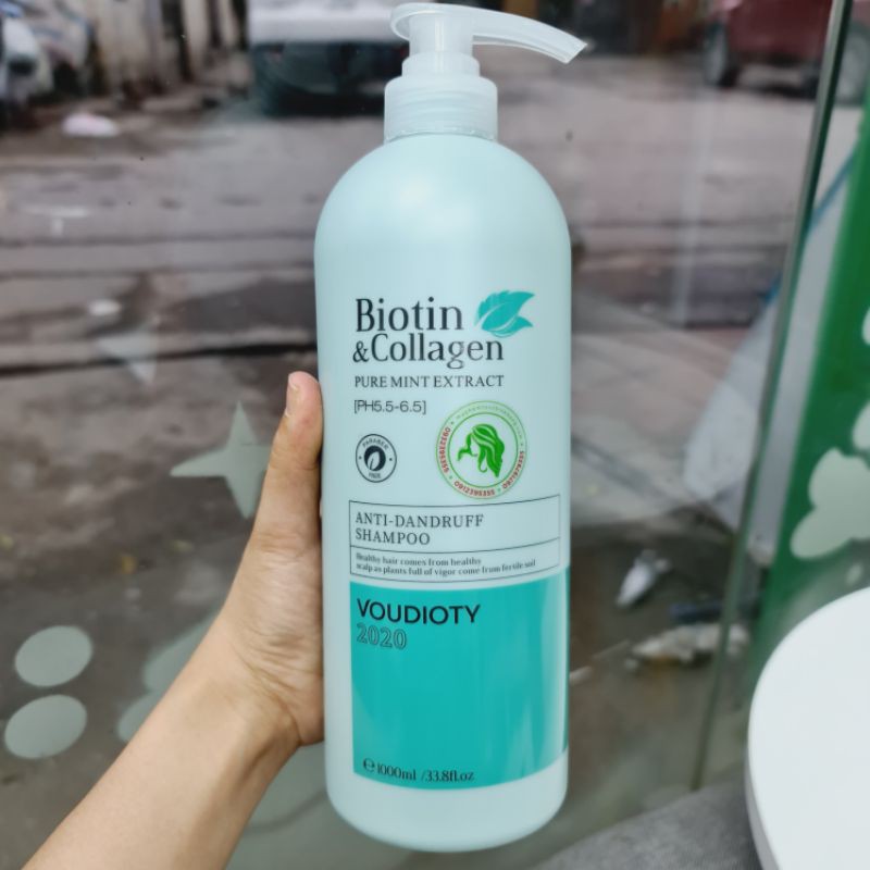 (MẪU 2020) LẺ DẦU GỘI HOẶC DẦU XẢ BIOTIN COLLAGEN NGĂN GẦU MƯỢT TÓC 500ml - 1000ML