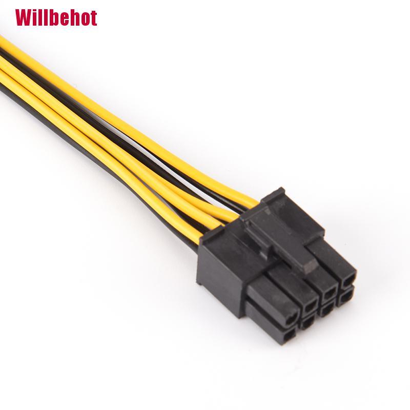 [Willbehot] Pci-E 8Pin Male To 8Pin Female Pci Express Power Extension Cable Fr Video Card [Hot]