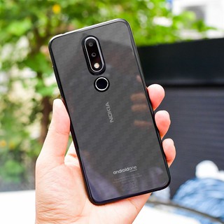 Miếng dán lưng cacbon Nokia 6.1 Plus X6 / 7.1 plus 8.1 X7