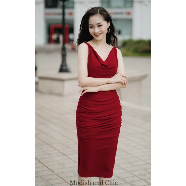 MẪU HOT ĐẦM NHŨ HỞ LƯNG DÁNG ÔM BODY CỰC SANG TRỌNG TINH TẾ MANG VỂ QUYẾN RŨ CHO CHỊ EM UP Thời Trang hhp 2022
