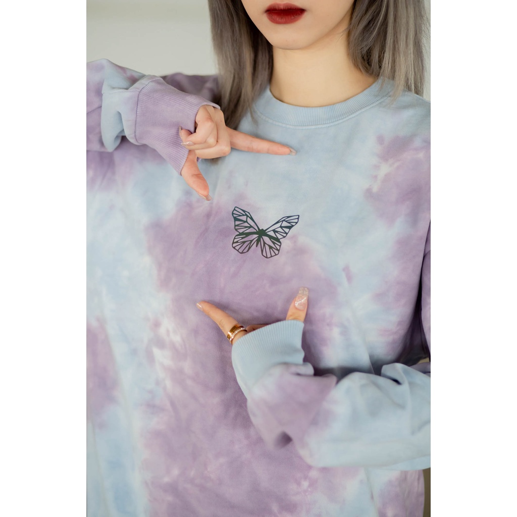 Áo Nỉ Không Mũ Sweatshirt BOO Unisex, Nỉ Da Cá Loang Màu Tie dye  Độc Đáo | BigBuy360 - bigbuy360.vn