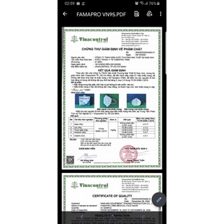 khẩu trang vn95 pro