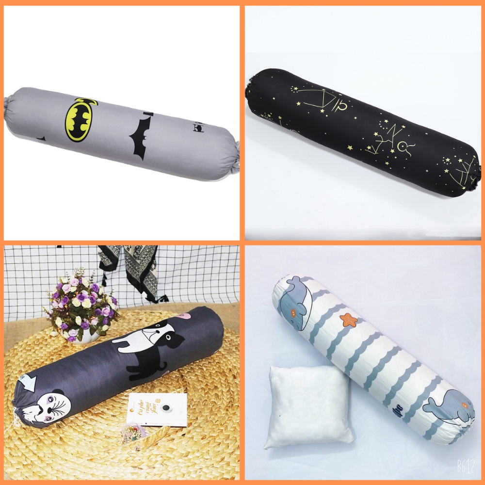 Ruột Gối Ôm Cao Cấp Áo Gối Vải Đẹp, Ruột bông gòn trắng cao cấp giặt thoải mái