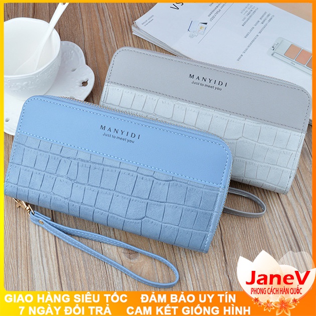 Ví Nữ Dài Cầm Tay Cao Cấp Sang Trọng Phong Cách Hàn Quốc TVNN402