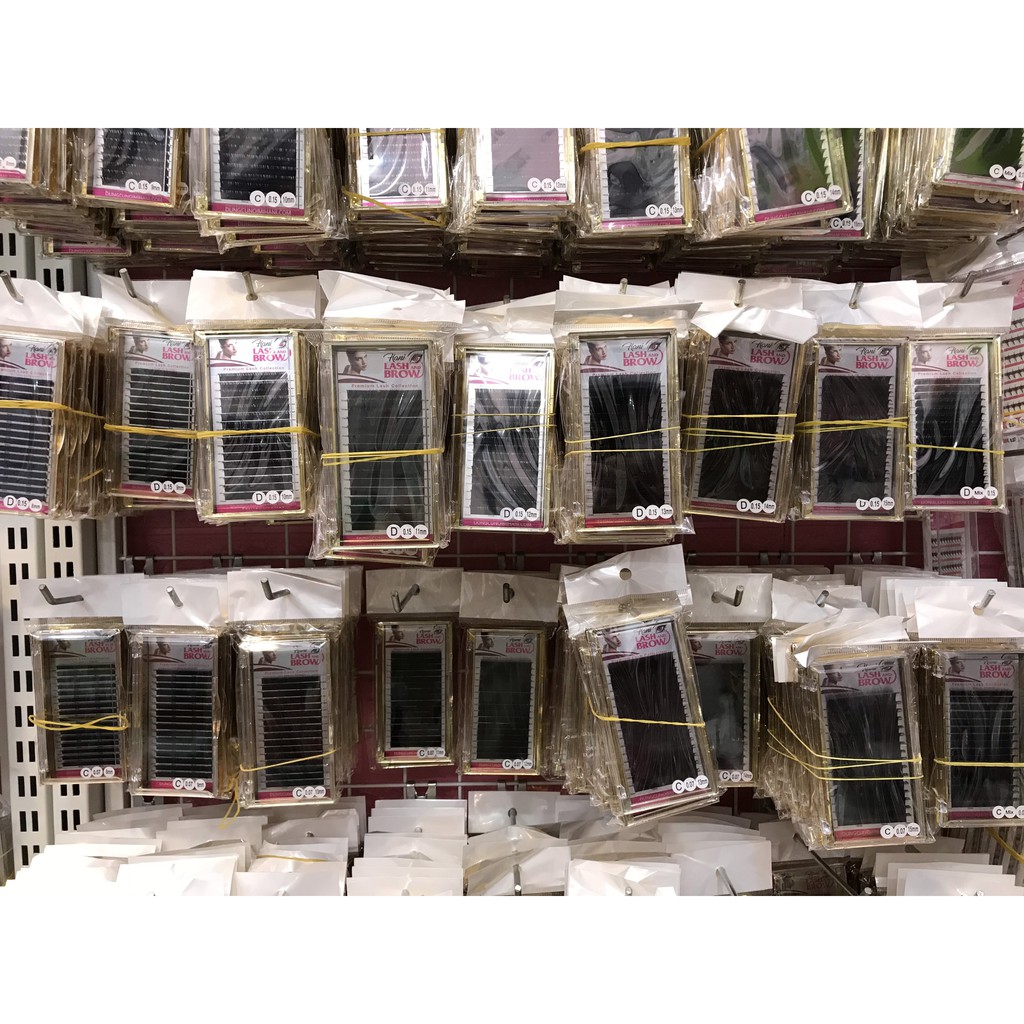 Mi fan 4D  - Chân keo nhỏ - dễ bắt keo - Mi fan sẵn Hani Lash