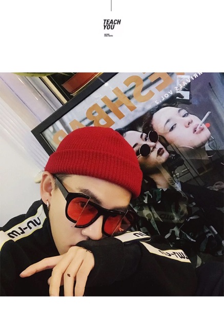 Mũ len beanie dáng ngắn