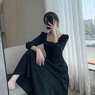 Váy đen tiểu thư dáng dài