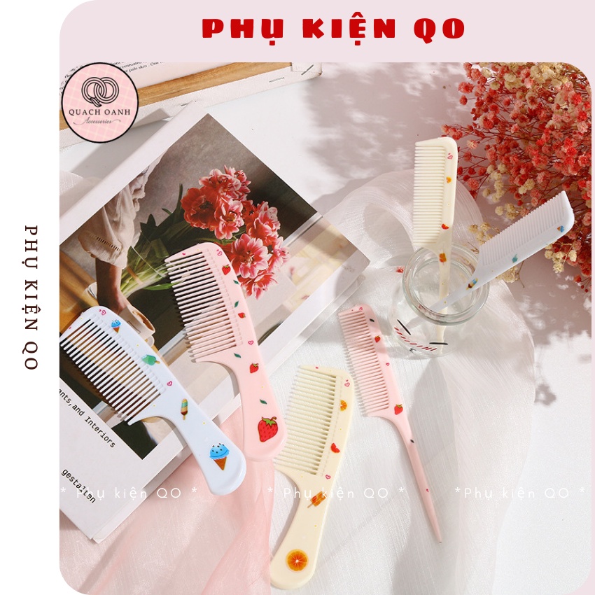 Set 2 lược chải tóc cute - L05