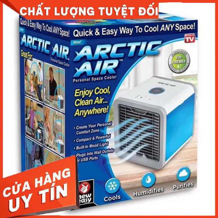 QUẠT MINI ĐIỀU HÒA ĐỂ BÀN LÀM MÁT KHÔNG KHÍ BẰNG NƯỚC ARCTIC AIR CHÍNH HÃNG NHỎ GỌN -LÀM MÁT TẠO ĐỘ ẨM BẰNG HƠI NƯỚC TỐT