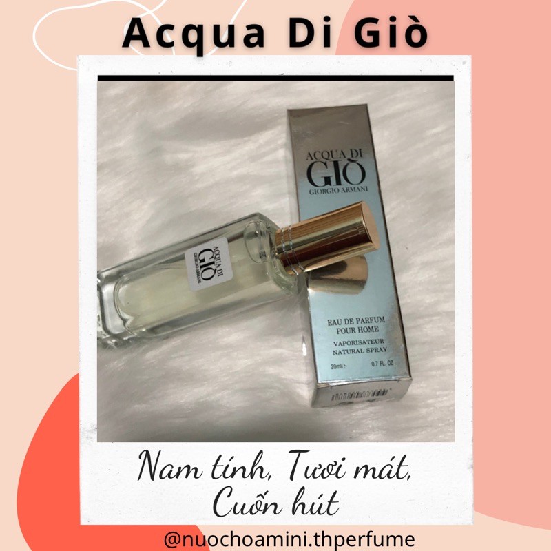 Nước Hoa Nam Acqua Di Giò 20ml ( Mẫu 5d) | BigBuy360 - bigbuy360.vn