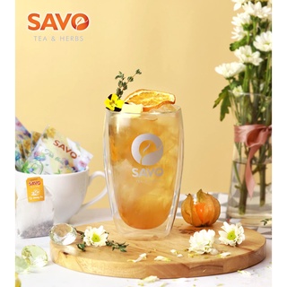 Trà Warming tea SAVO - Trà thảo mộc (trà đen, gừng, hoa cúc, vỏ cam)