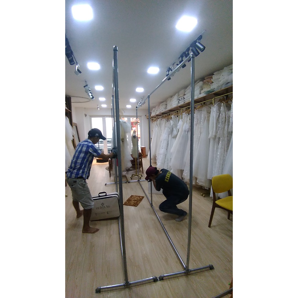 100cm Sắt ống nghệ thuật NGẦU Decor, phi 21, 27, 34, làm kệ, bàn, ghế, đèn