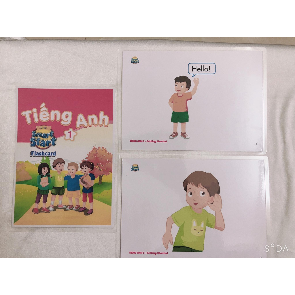 Thẻ Tiếng Anh Lớp 1- Smart Start 1 mới nhất bộ giáo dục - ép plastics siêu đẹp