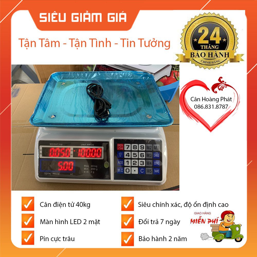 CÂN ĐIỆN TỬ TÍNH TIỀN 20kg - 40kg/10gam❤️❤️❤️ACS723