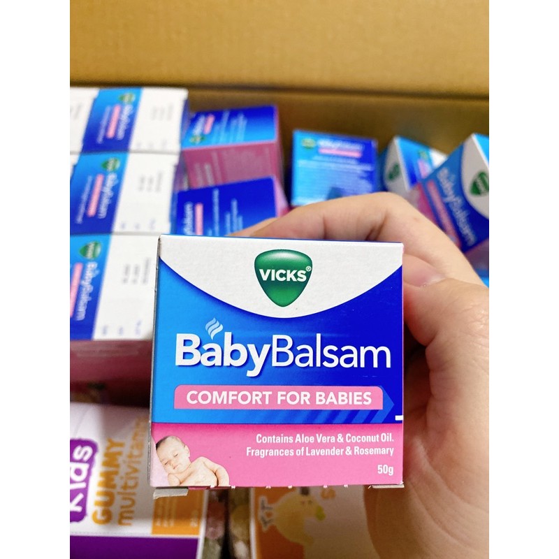 Dầu vick baby balsam bôi ấm ngực cho bé