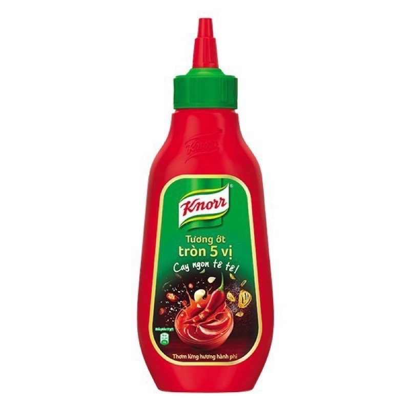 TƯƠNG ỚT KNORR TRÒN 5 VỊ 220G