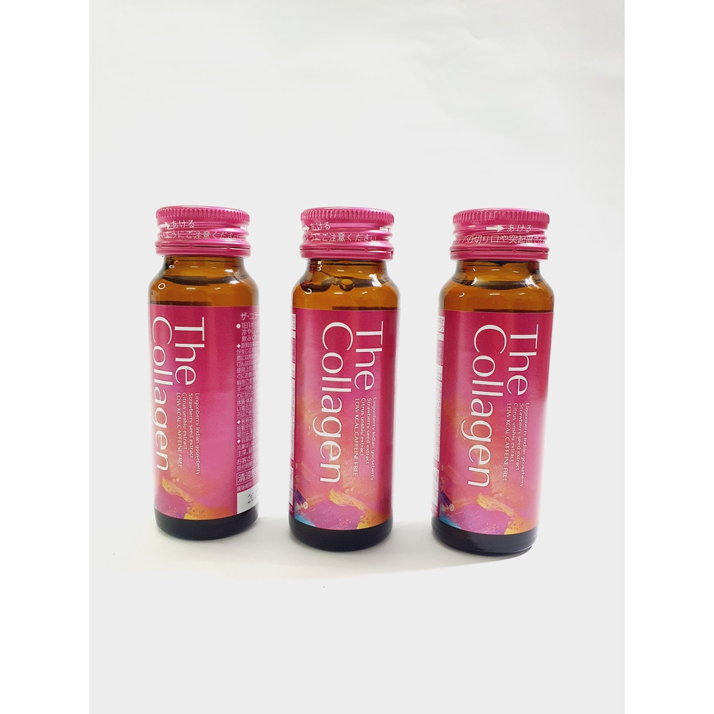 Nước Uống The collagen shiseido Nhật Bản 10 lọ x 50ml ( màu đỏ)( Date 2024)