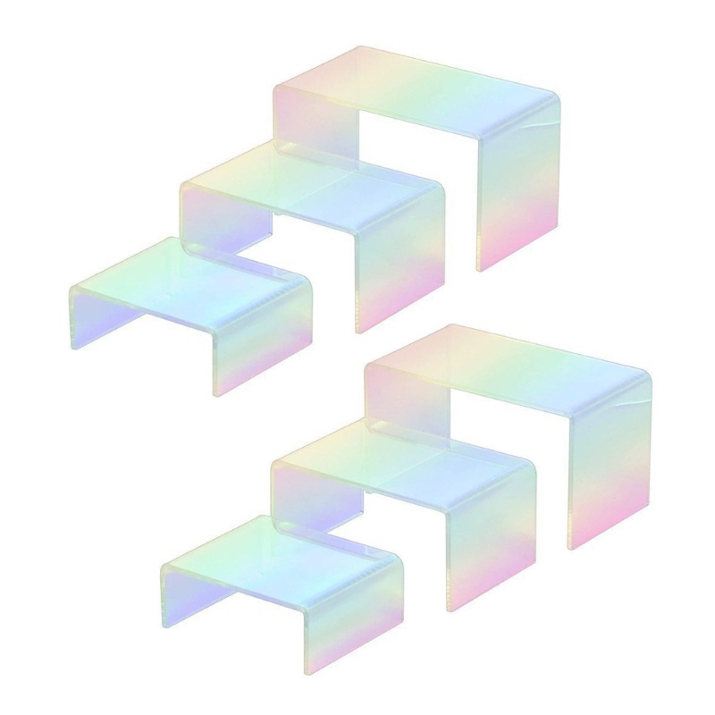 Flgo Kệ Chữ Nhật Trưng Bày Bánh Kẹo Tráng Miệng Để Bàn Trưng Bày Hành Động