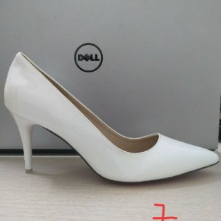 Giày trắng Louboutin 7p