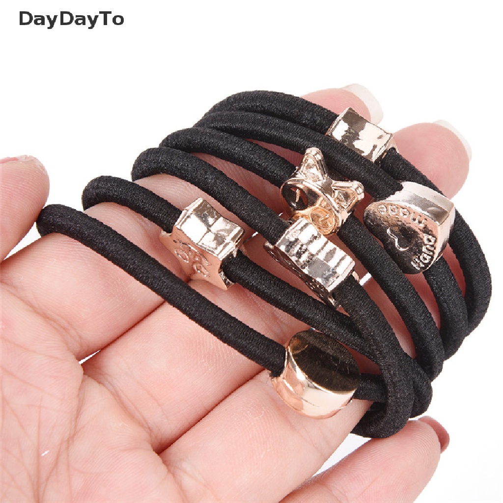 Set 10 Dây Cột Tóc Co Giãn Thời Trang Cho Nữ