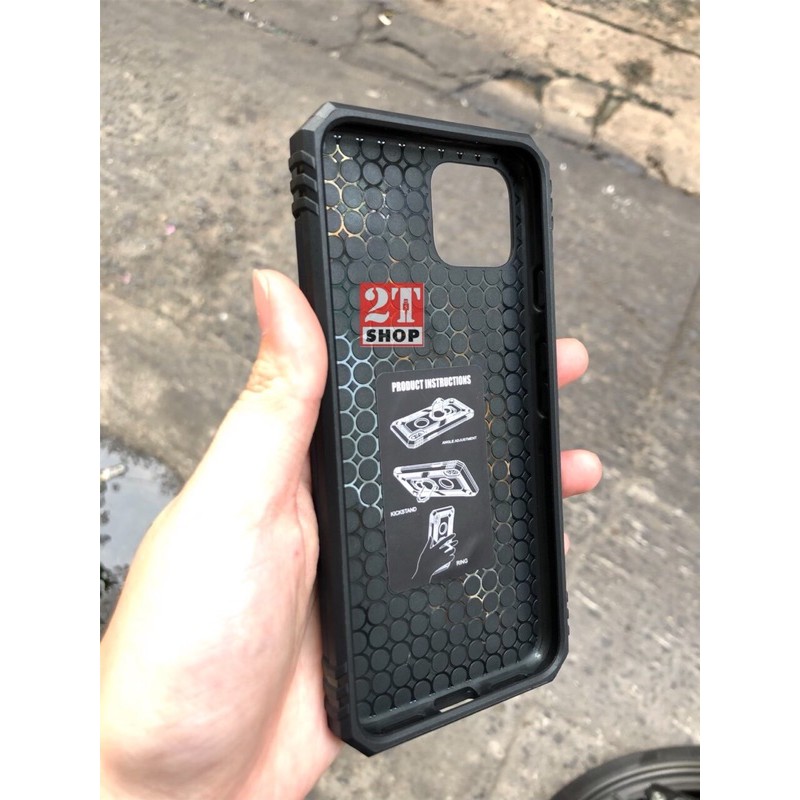 ỐP LƯNG CHỐNG SỐC PIXEL 4 CÓ CHÂN CHỐNG INOX GỌN NHẸ