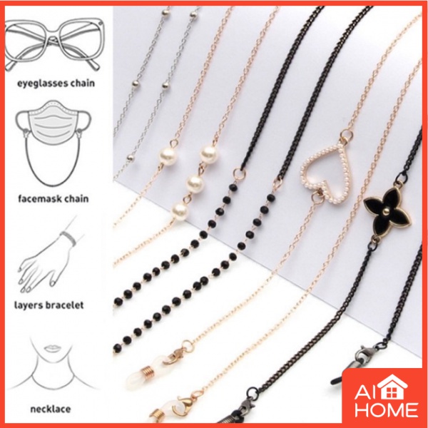 Dây đeo khẩu trang chống thất lạc kiểu dáng đơn giản thời trang vu0Y