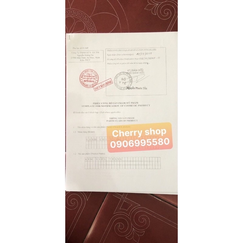 Kem siêu trắng linh chi vàng vip 25g