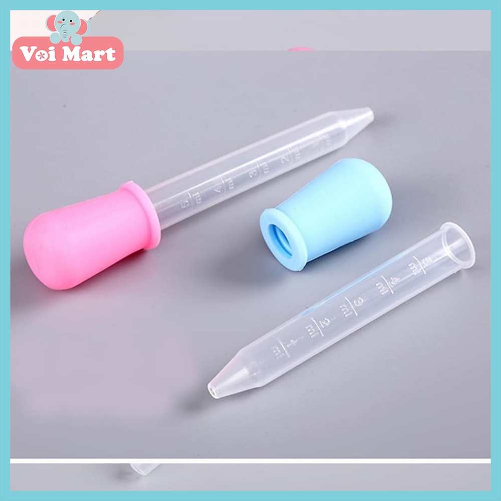 Ống Hút Bón Sữa, Bón Thuốc Cho Bé 5Ml