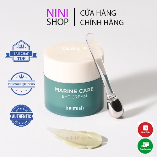 Kem dưỡng mắt giảm nhăn Heimish MARINE CARE EYE CREAM 30ML