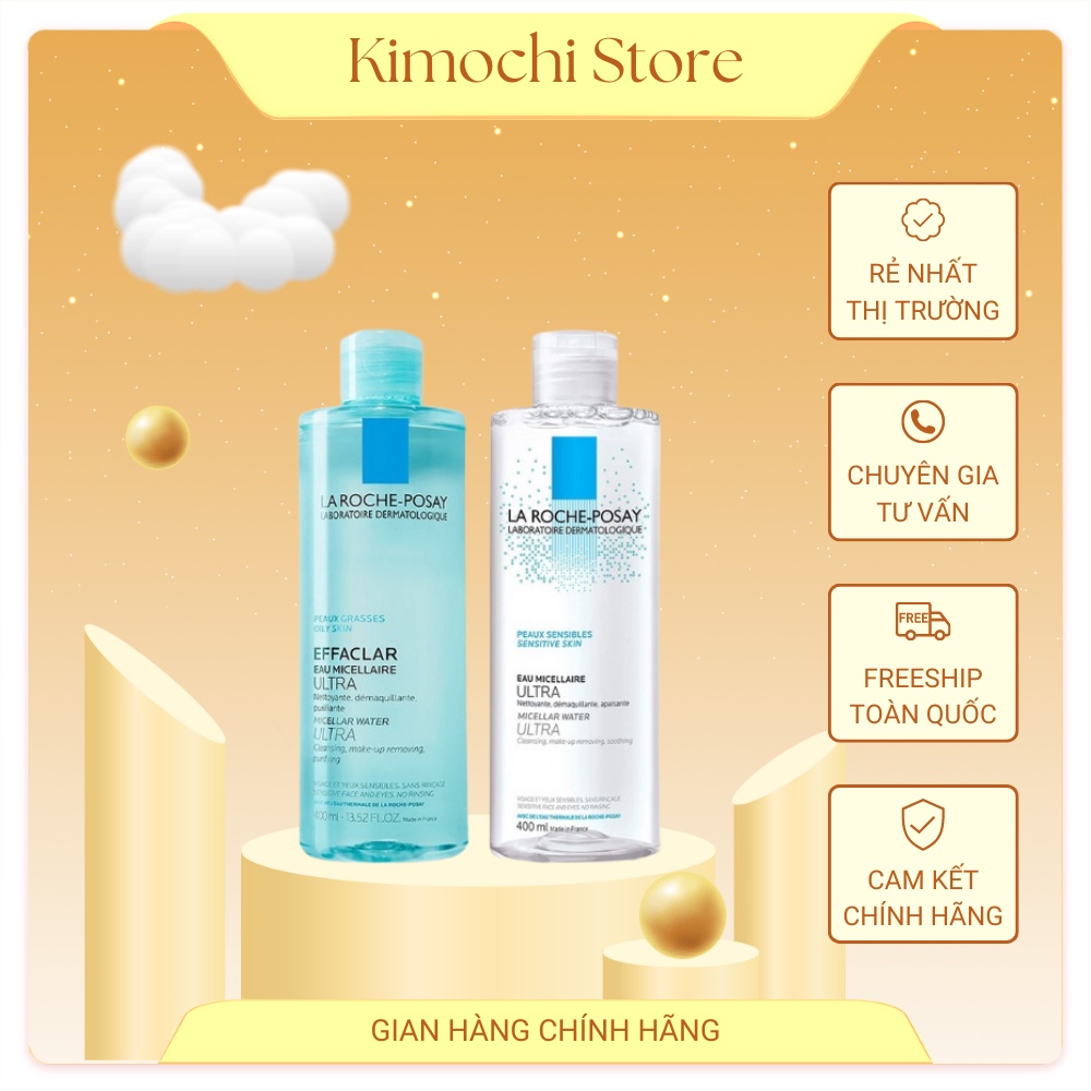 Nước Tẩy Trang La Roche-Posay Dành Cho Da Nhạy Cảm Và Da Dầu Nhạy Cảm 400ml Kimochi Store