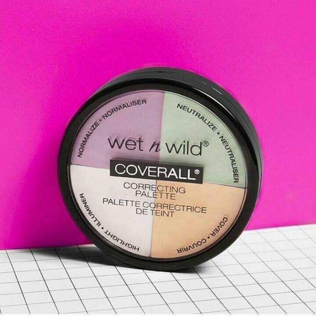 Wet n Wild Photofocus Correcting Palette - Bảng che khuyết điểm dạng kem 4 ô