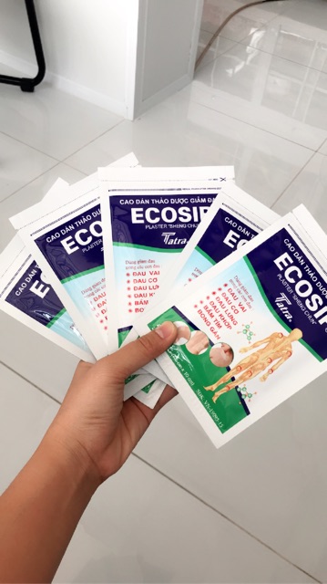 Cao Dán Thảo Dược Ecosip - Gói nhỏ 5 miếng