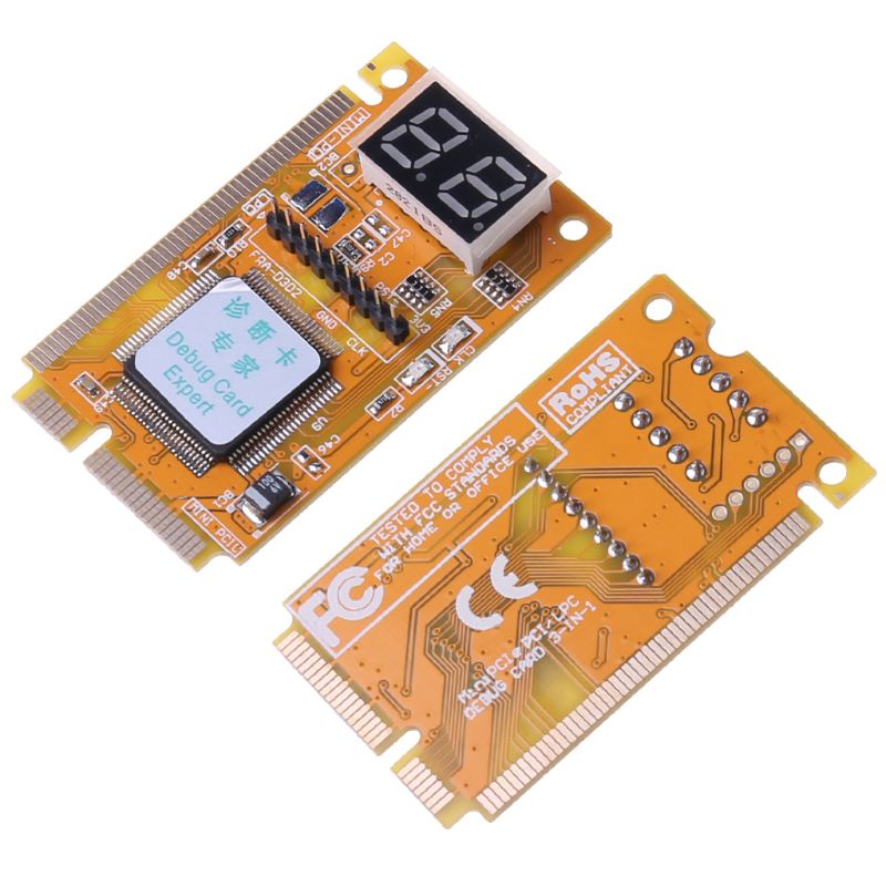 Mô đun chẩn đoán lỗi 3 trong 1 PCI/PCI-E/LPC mini dành cho máy tính bàn/ máy tính xách tay
