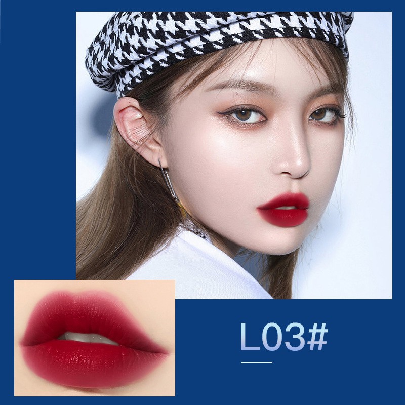 Son kem velvet Heyxi Huanyuanxi Colorful Lip Glaze HS4