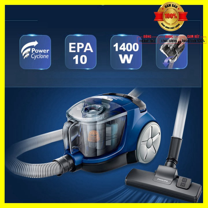 Máy hút bụi gia đình thương hiệu Philips FC8471/81 công suất 1400W hộp chứa bụi 1.5L - Bảo hành 12 thángg | BigBuy360 - bigbuy360.vn