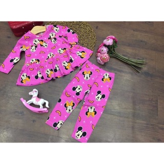 Combo bộ dài bé gái
