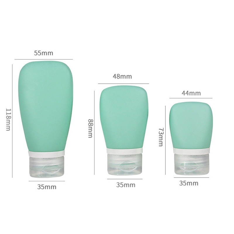 Chai Chiết Mỹ Phẩm Bằng Silicone Tiện Dụng Khi Đi Du Lịch
